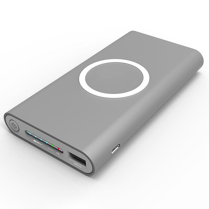 Banque De Puissance De Chargeur Sans Fil Portable 10000 Mah