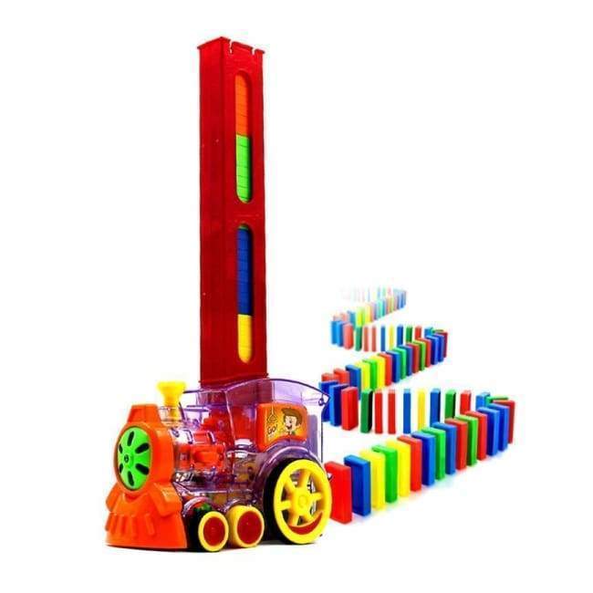 Train De Jouets Automatique De Briques Domino