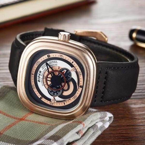 Montre De Sport Militaire De Luxe À Quartz-Bracelet En Cuir