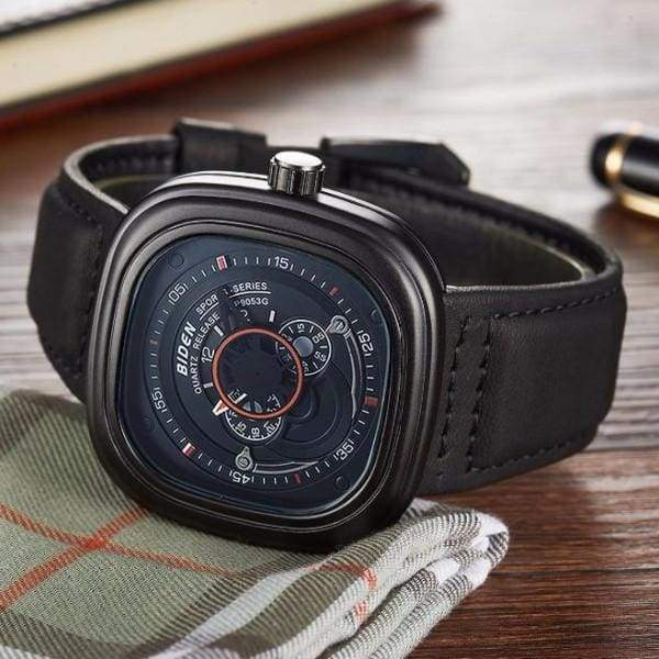 Montre De Sport Militaire De Luxe À Quartz-Bracelet En Cuir