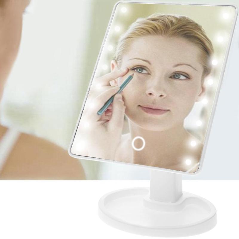 Miroir De Maquillage À Écran Tactile Led